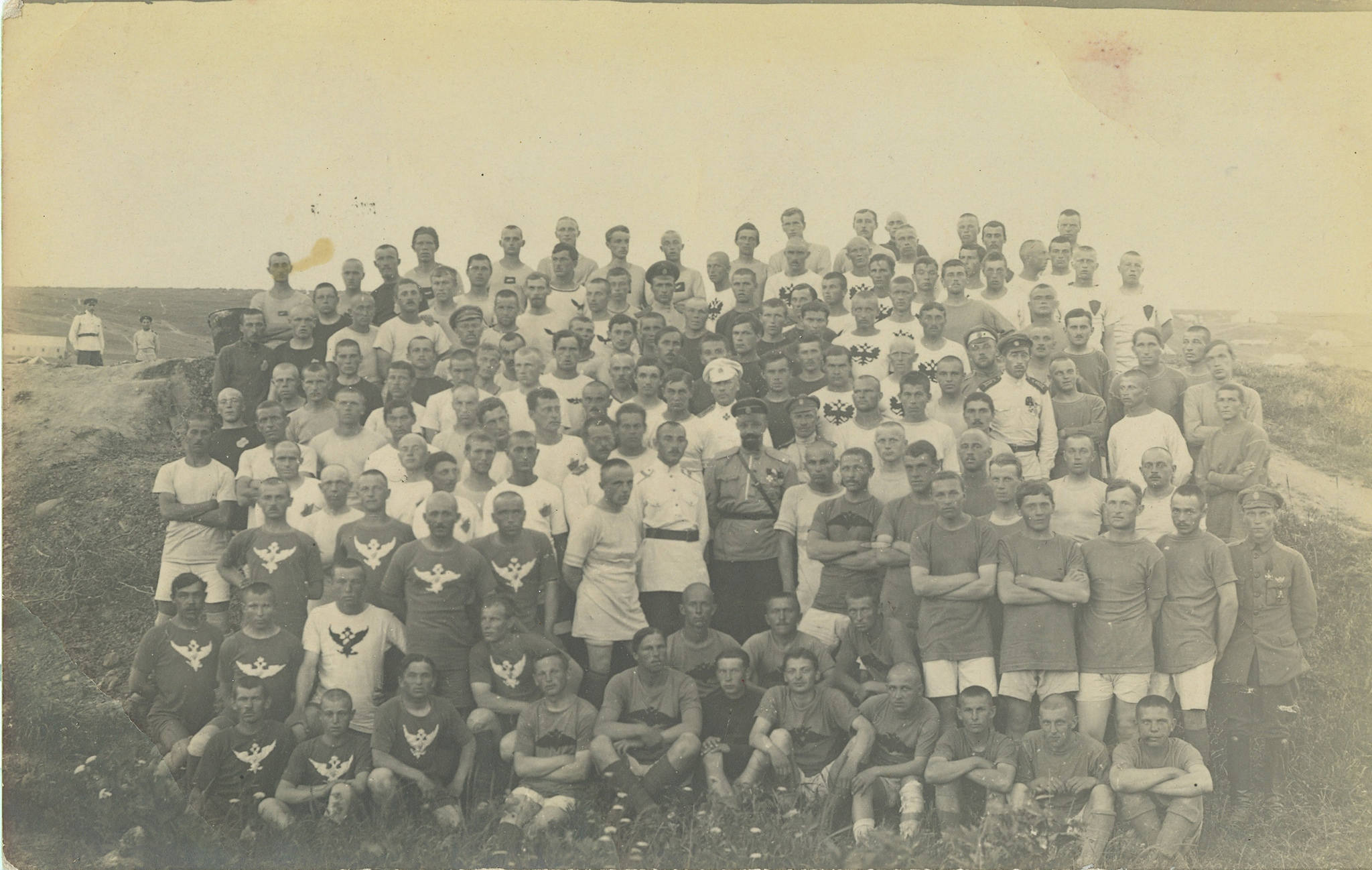Футболисты 1 Армейского Корпуса. Галлиполи, весна 1921 г.