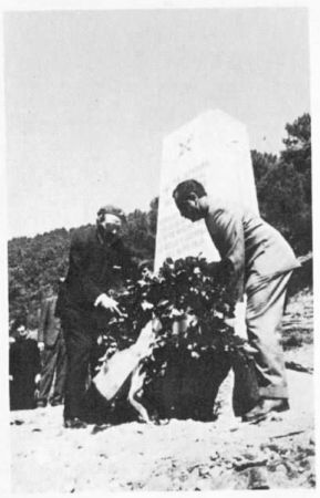 Памятник генералу Фоку и его добровольцам в Испании